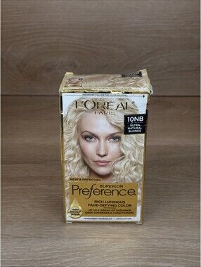 L'Oreal Paris Superior Preference Permanent Hair Color 10NB Ultra Natural Blonde